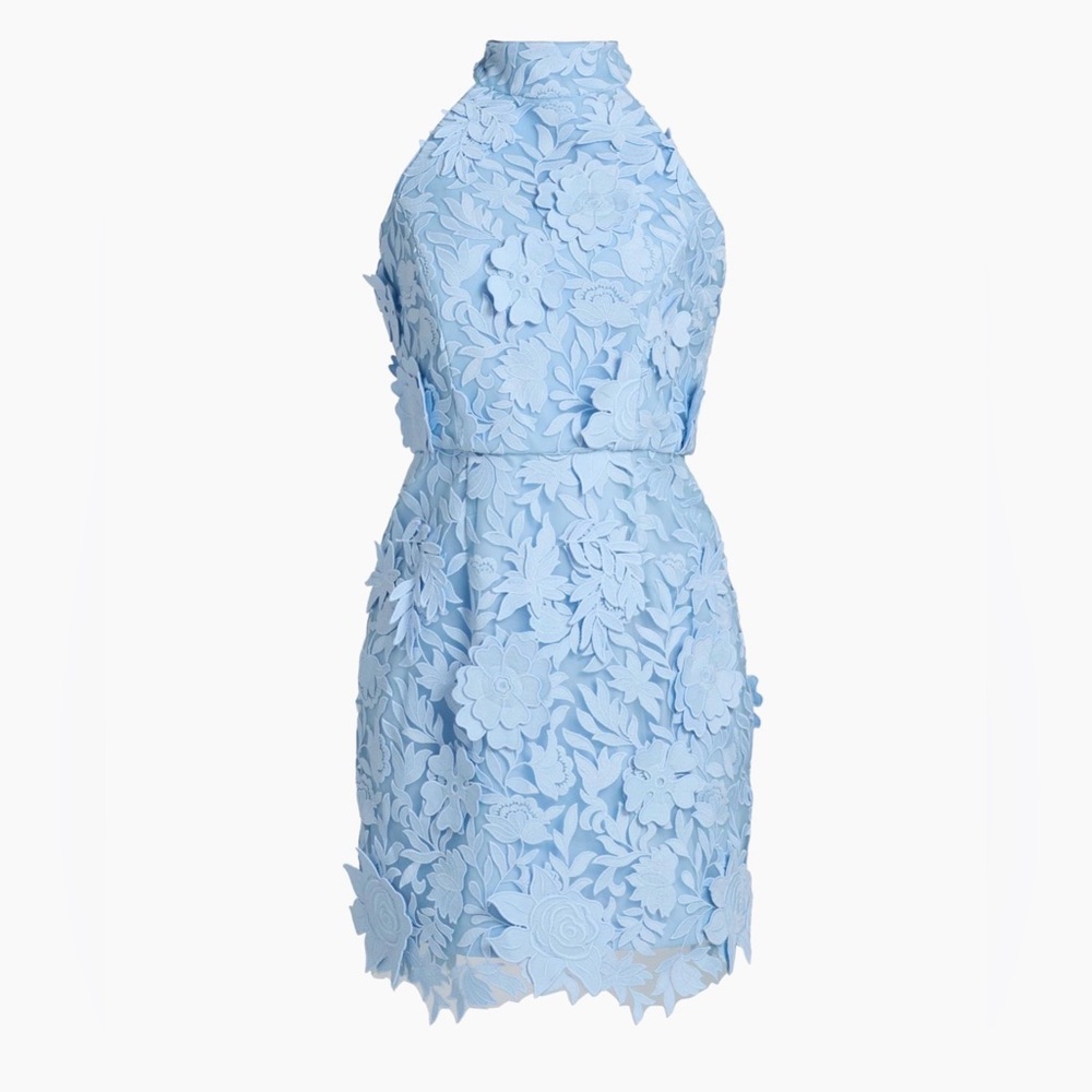 MILLY Olivia Rose Trellis Lace Minidress